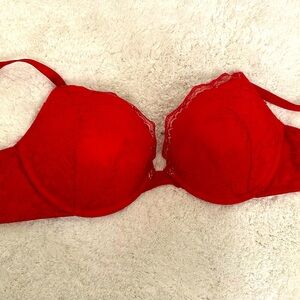 Victoria’s Secret dream Angels Red Lace Push Up Bra